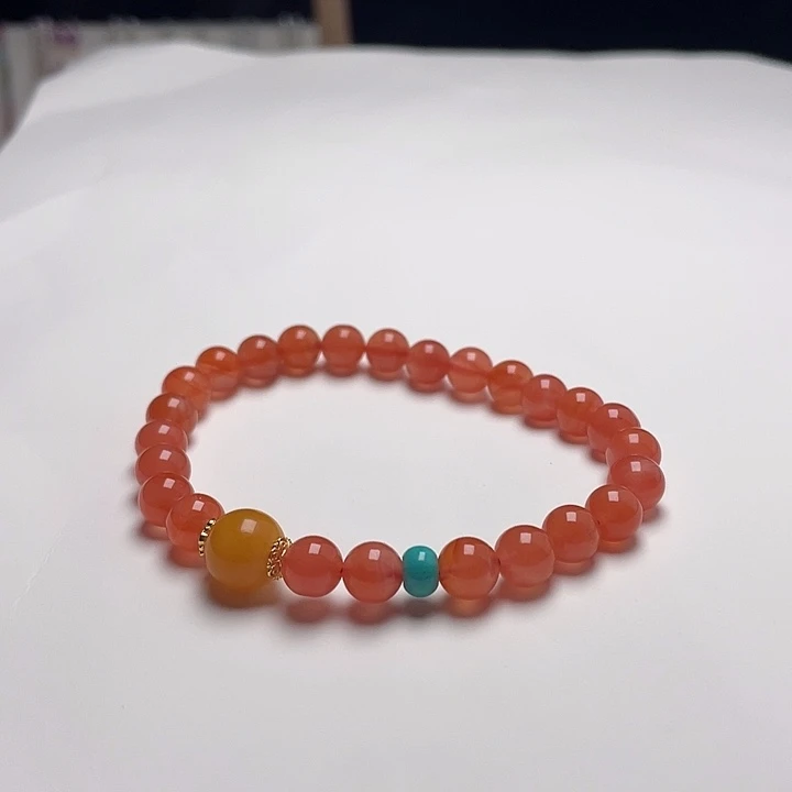 蜜蜡未镶嵌裸石手串