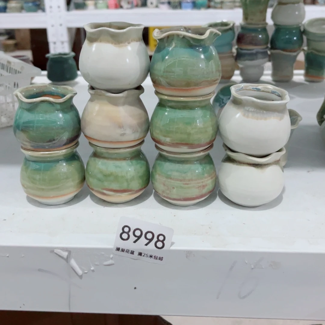 8998内口4景德镇手工制作 莲*