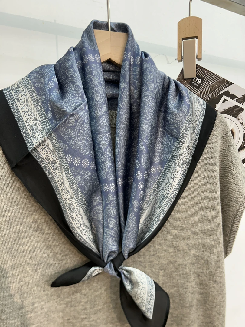 f70-85 丽景缎70*70左右气质丝巾方巾时尚百搭