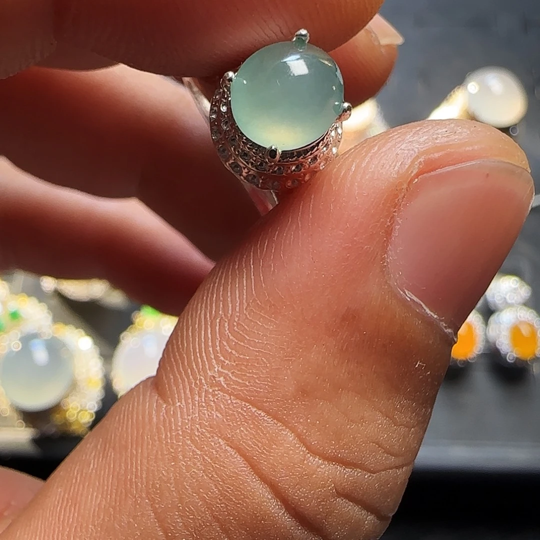 翡翠未镶嵌戒指天然缅甸