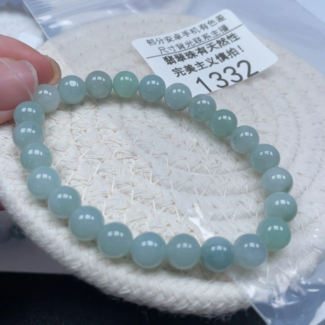 翡翠未镶嵌手链天然A货缅甸翡翠8
