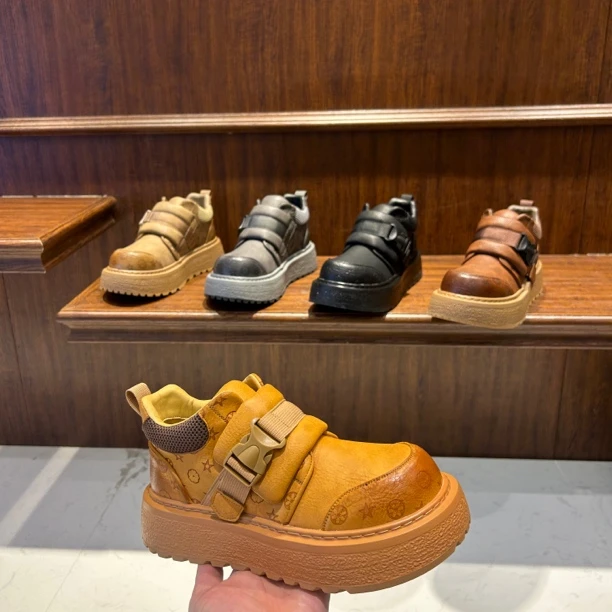 2026新款男鞋皮面百搭时尚增高厚底简约欧洲站轻奢英伦风休闲男鞋