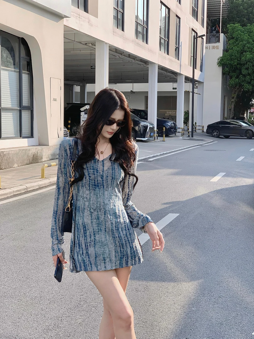 【ZACOCO】多巴胺夏季清冷系酷飒风女装高级感网纱洋气上衣3146