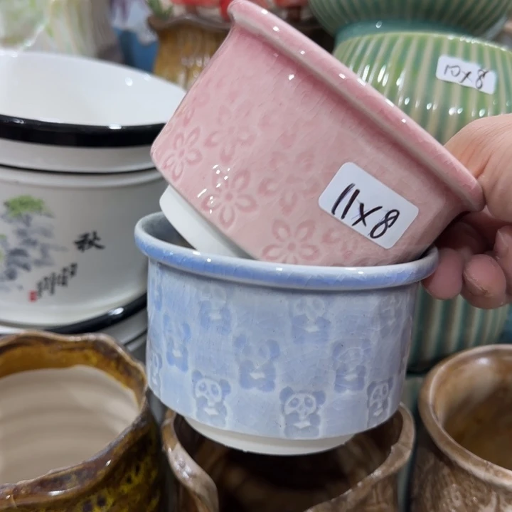 凑9块包邮，多肉绿植花盆，有孔