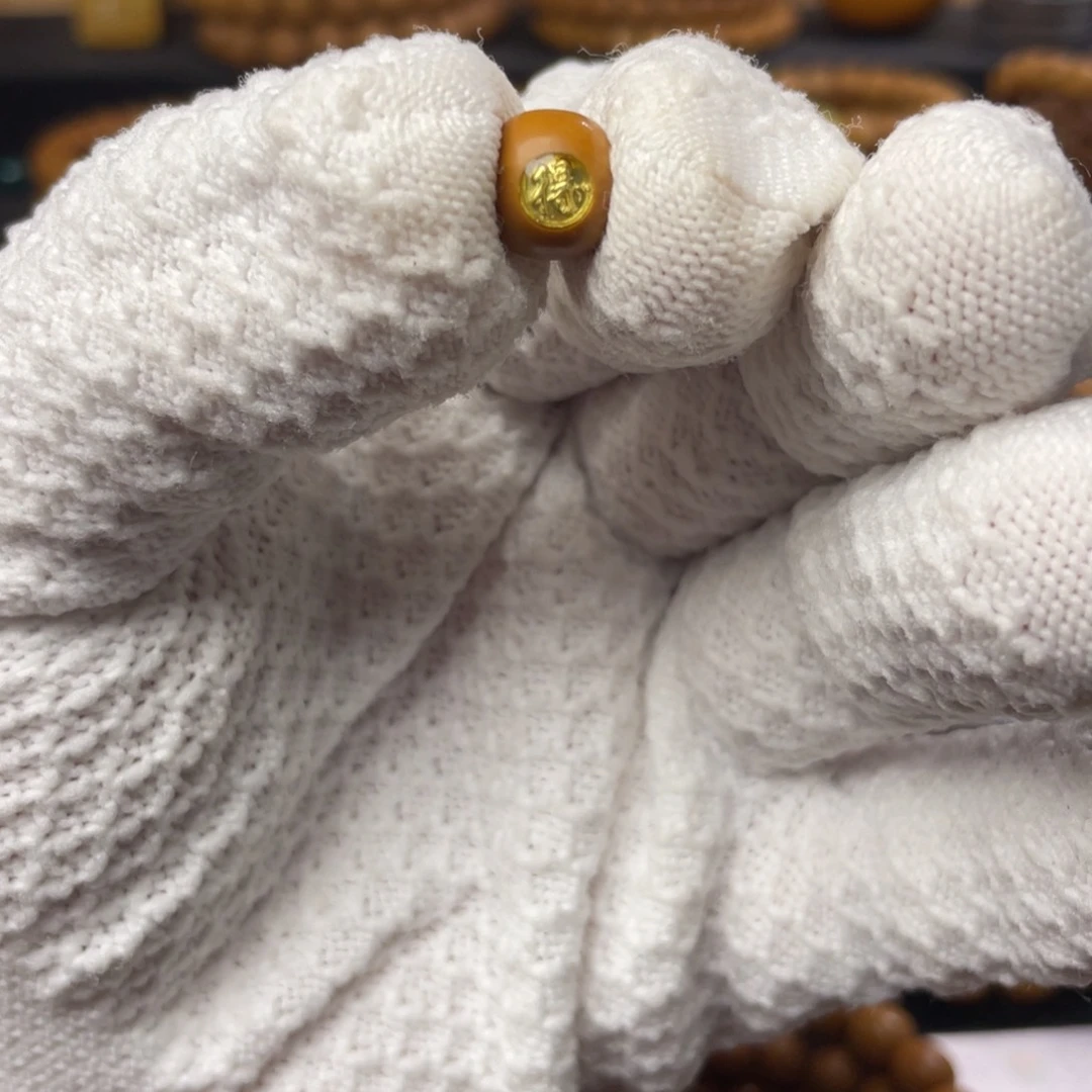 猴头核桃手串王*杰猴头标