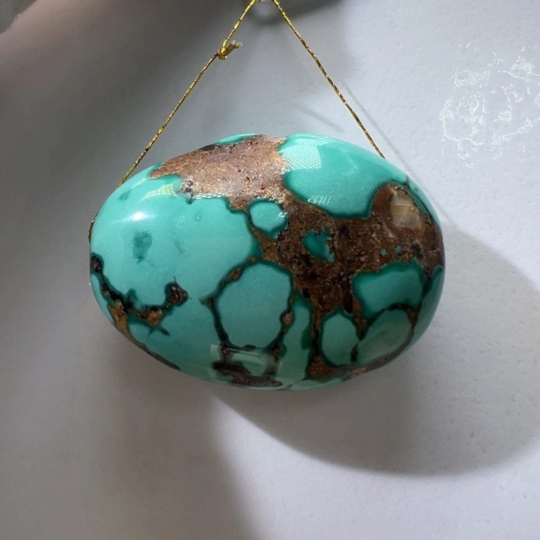 绿松石未镶嵌挂件