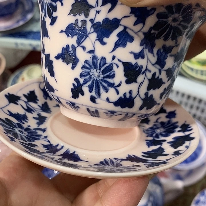 摆件陶景德镇陶瓷主人杯23444