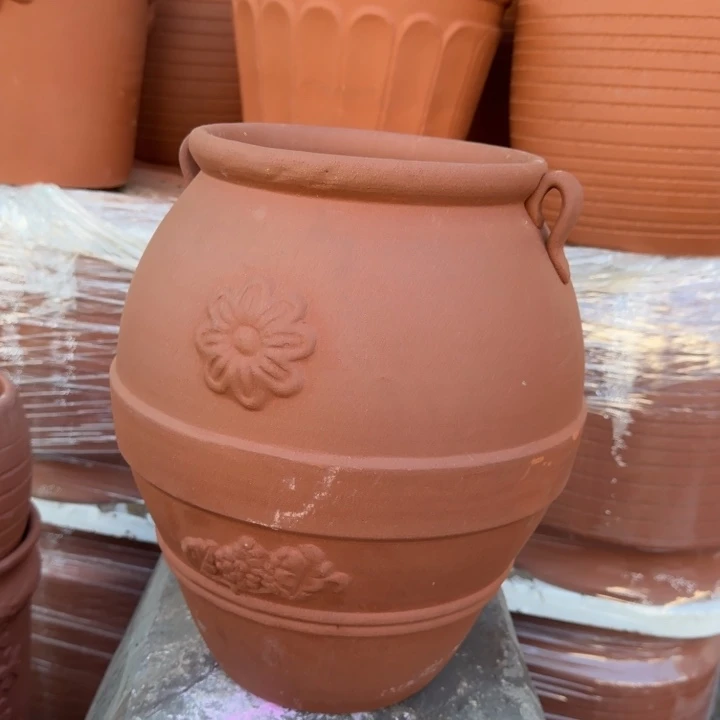 花盆紫砂口21高35宜兴紫砂粗糙正常