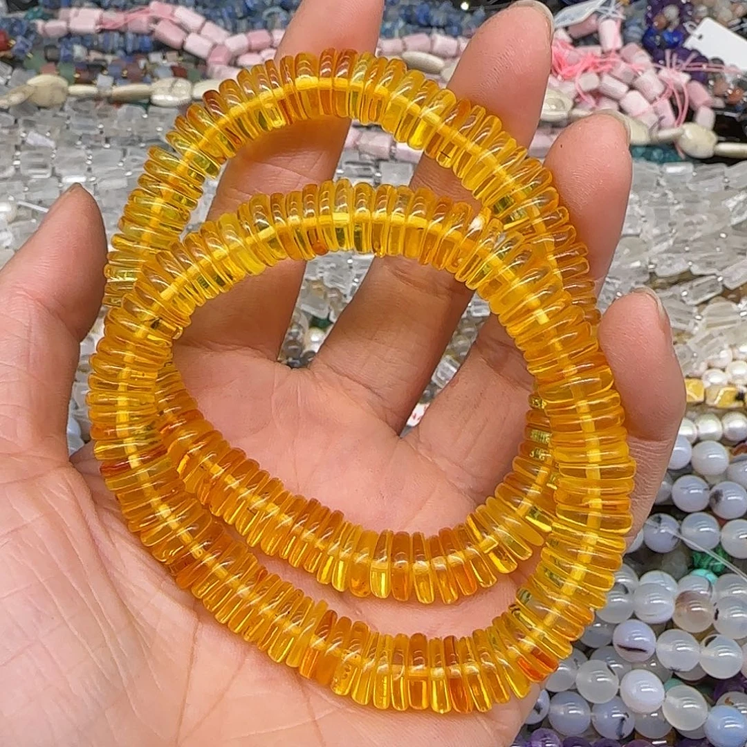 玛瑙/玉髓合金珠宝半成品蜜蜡单圈9mm01一条