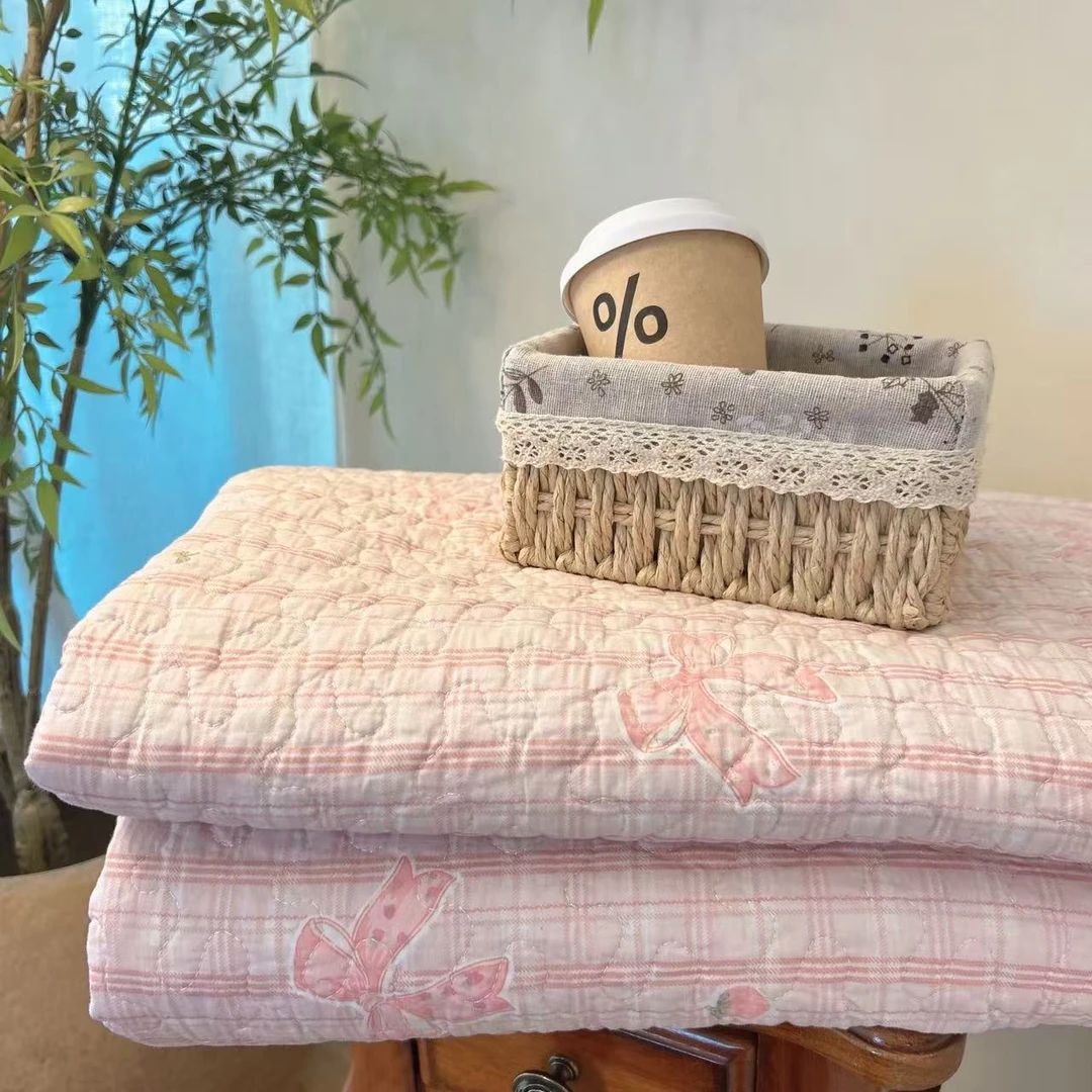 【雅趣】定制款韩式 全棉床盖大尺寸床盖亲肤柔软双面用可机洗