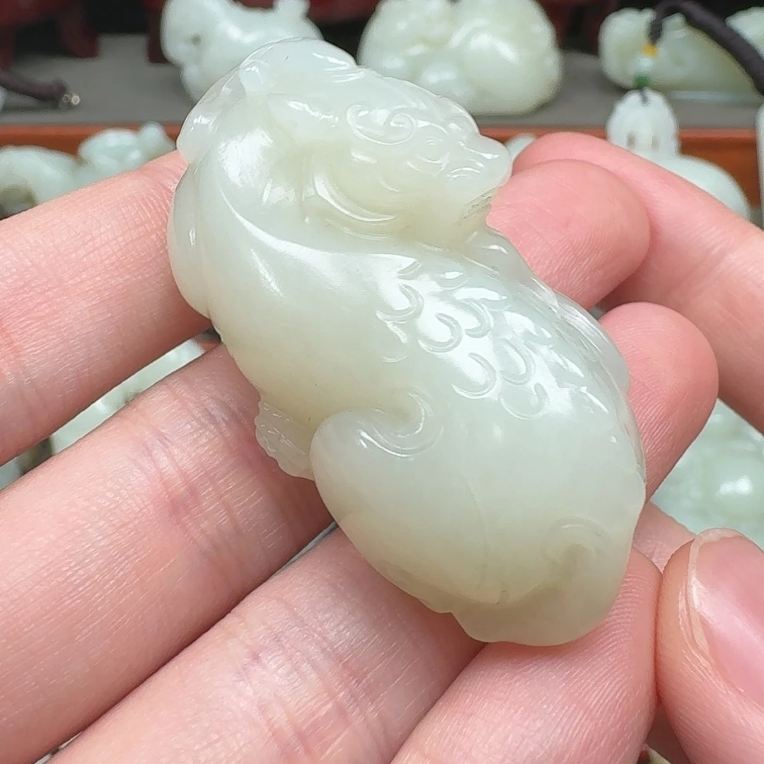 和田玉未镶嵌摆件