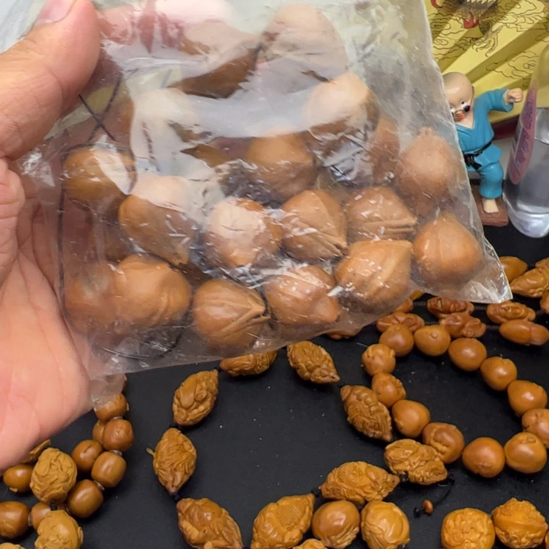 橄榄核手串/手链20颗蒜头素盒