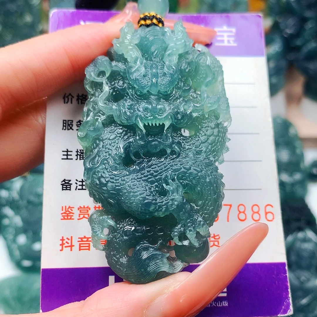 翡翠未镶嵌颈饰纯天然A货翡翠