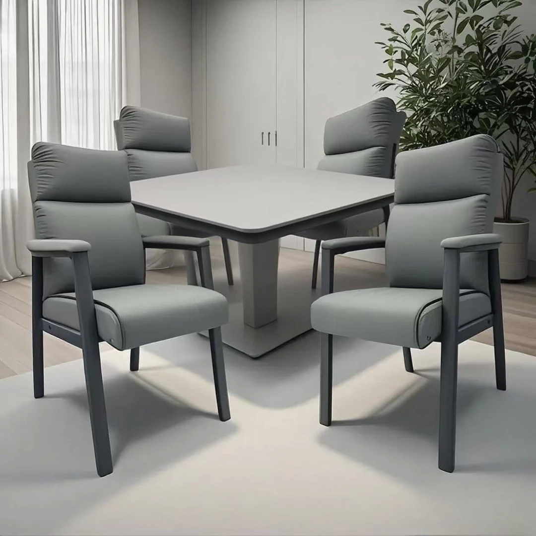 怡乐舒雅棋牌室专用椅麻将馆高靠背加厚轻奢椅家用娱乐棋牌椅子