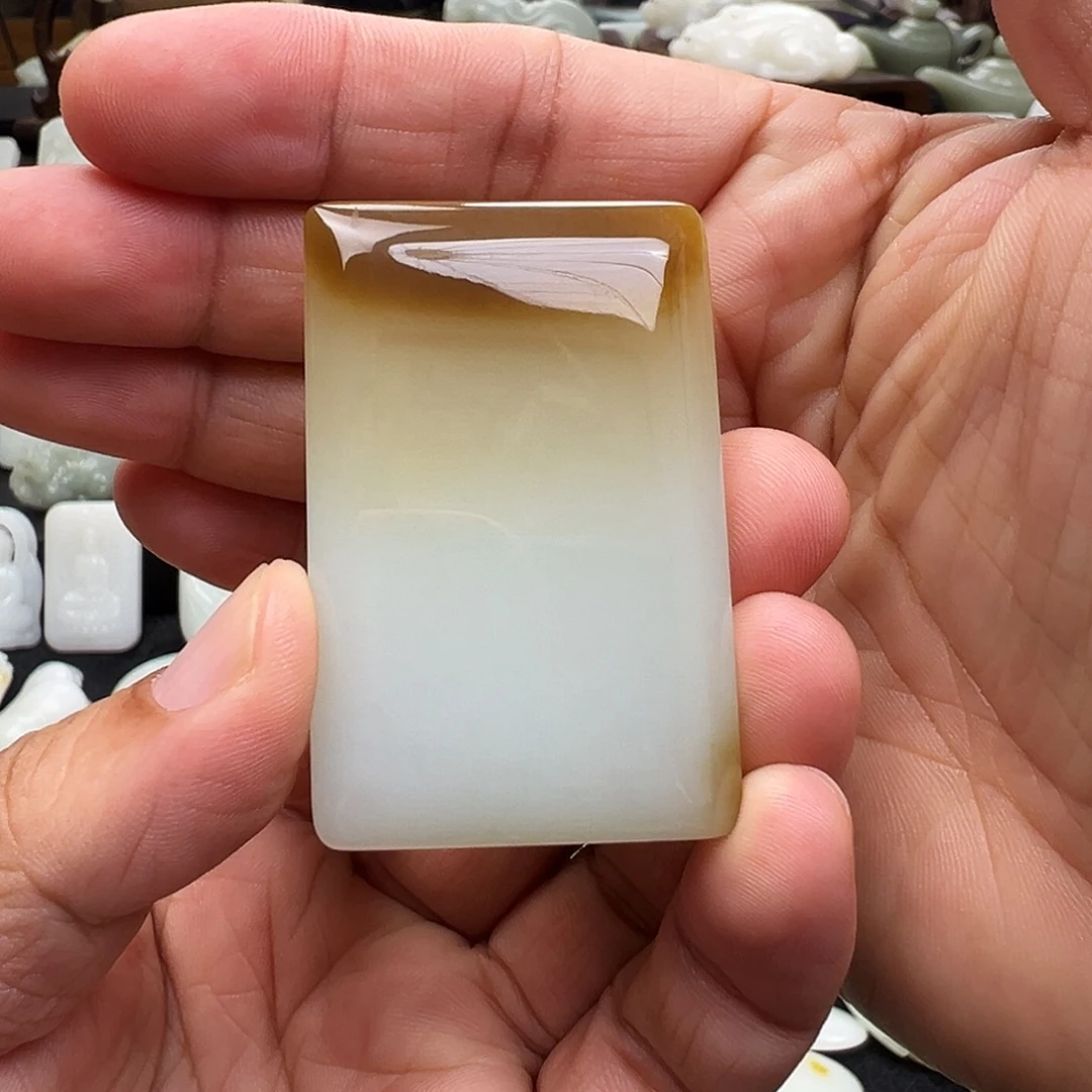 云***鹤和田玉未镶嵌颈饰