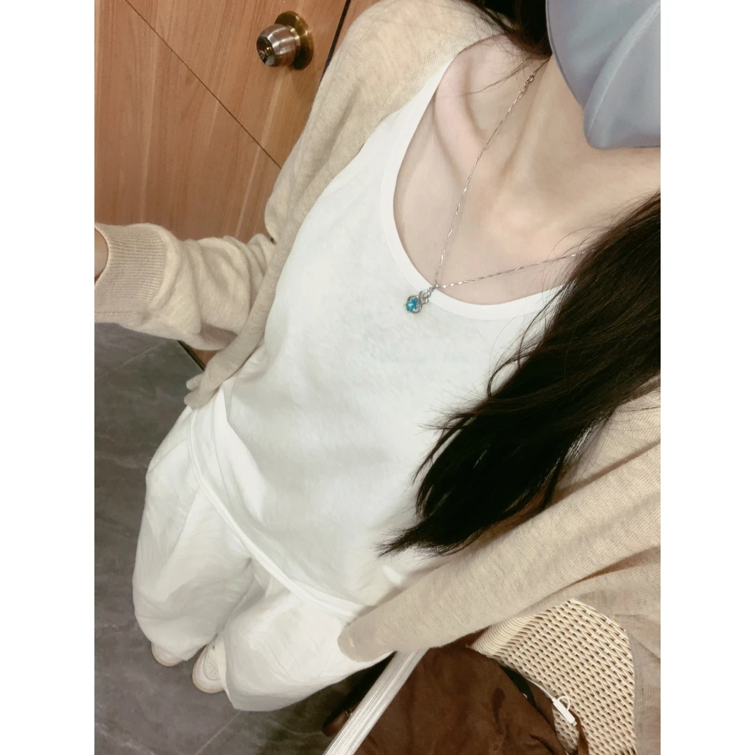 燕麦色防晒开衫薄款宽松长袖上衣女夏2025新款韩系针织空调小外搭