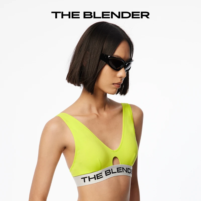 The Blender背心内衣文胸新款logo深V内搭美背薄垫舒适无钢圈透气