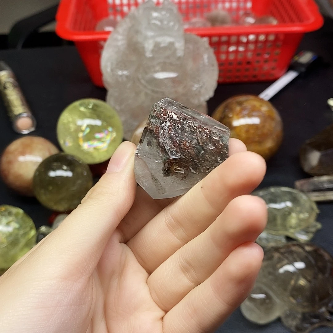 未镶嵌水晶珠宝半成品287水晶石