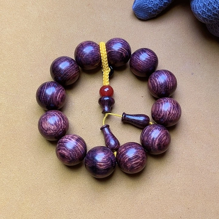 手串/手链黄花梨/降香黄檀2.0帝王紫紫油梨高货手串