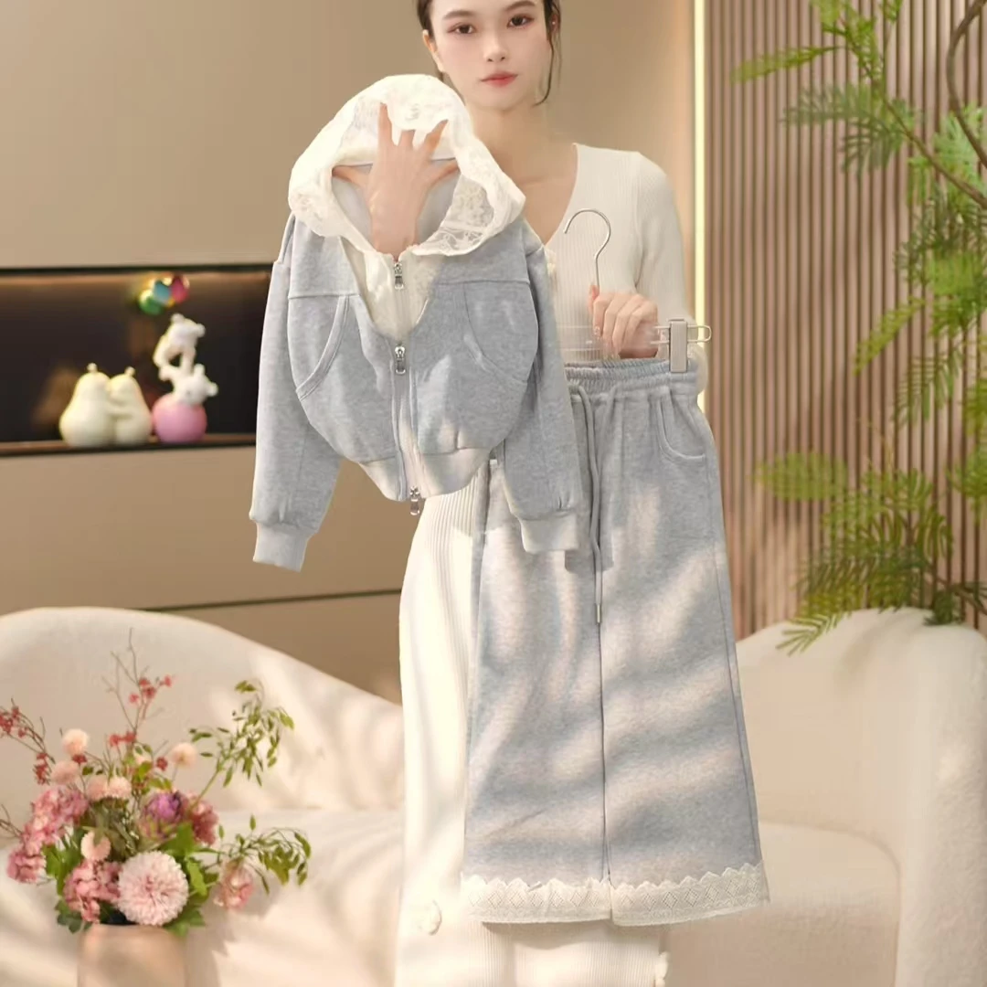 boboe/波波鹅2025春季新款女童休闲套装时尚纯色上衣+裤子—Y4149