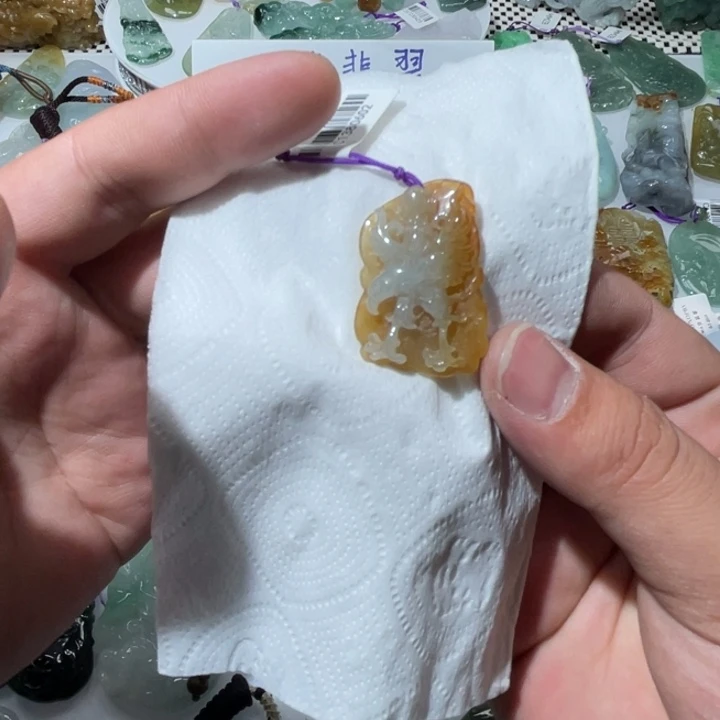 翡翠项链未镶嵌天然
