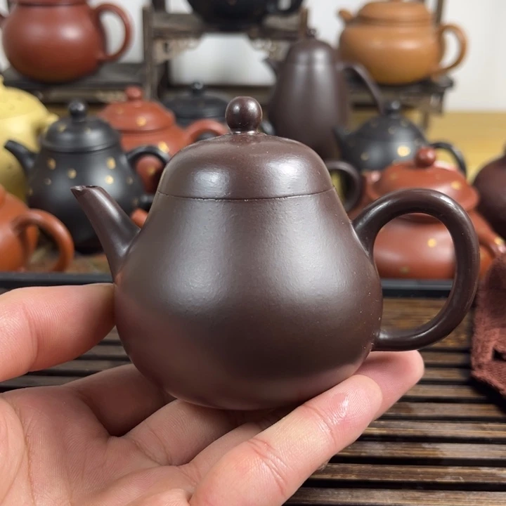 紫砂茶壶原矿紫砂半手工制作