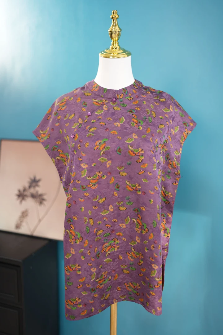 A139.女士无袖奥黛