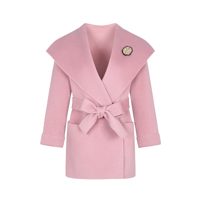 【诗语专属】商场同款新品毛呢大衣N2110B34005