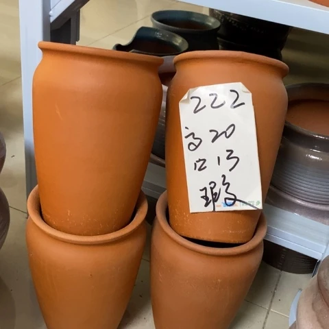 粗陶红陶花盆222