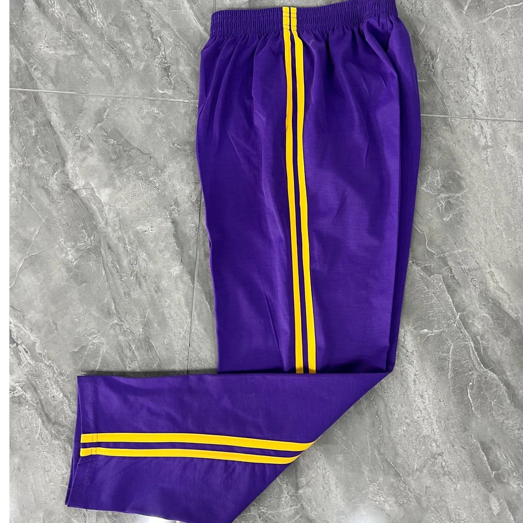 夏季长裤 校裤宽松深蓝色时尚