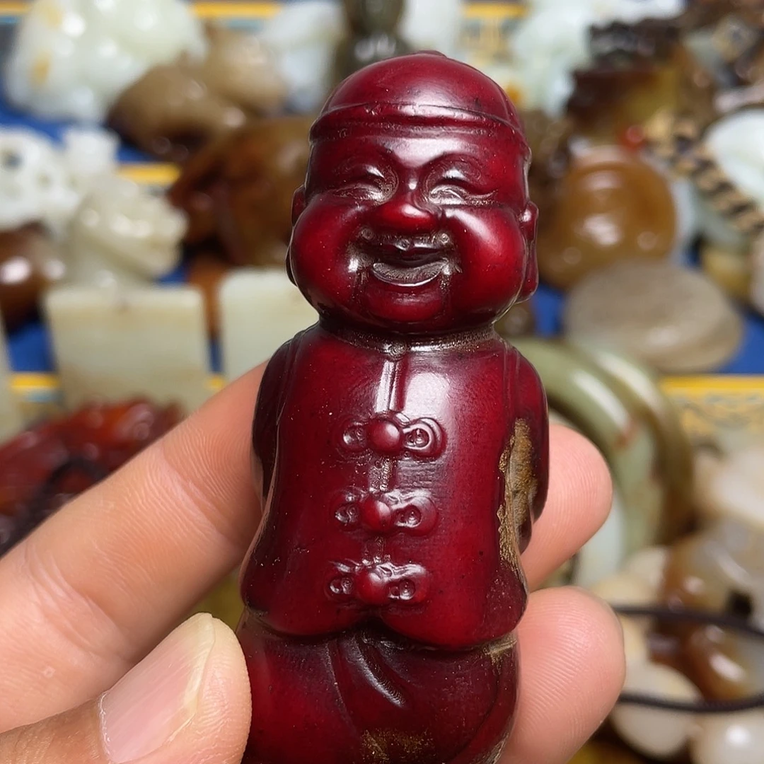 秋***莲未镶嵌和田玉挂件