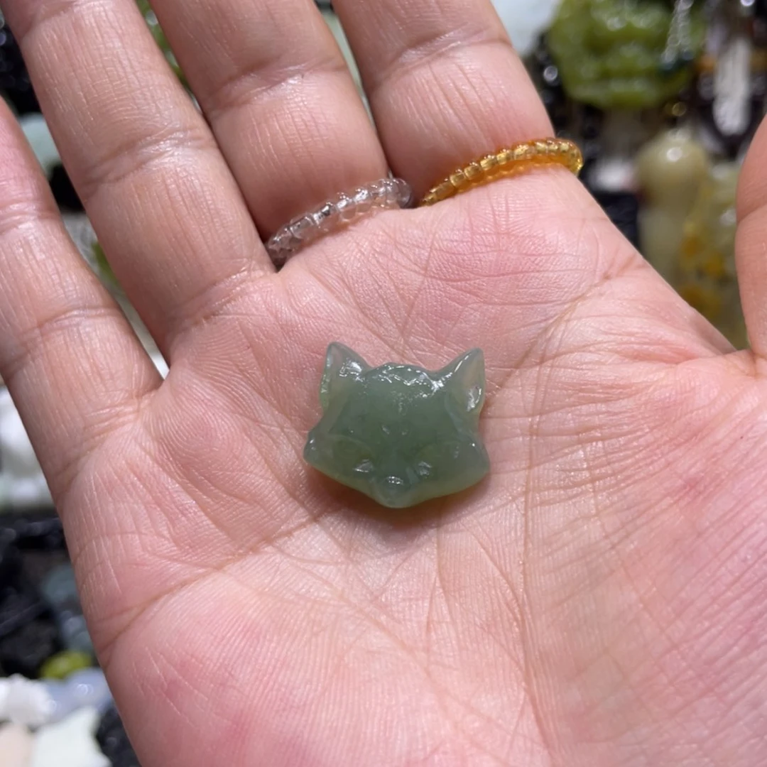 【闪购商品】岫玉颈饰未镶嵌是***鱼13吊坠