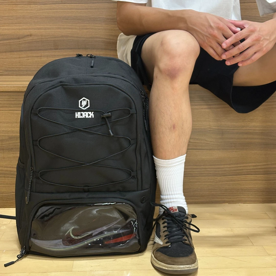 HIJACK运动双肩包休闲旅行健身篮球羽毛球多功能干湿分离大容量
