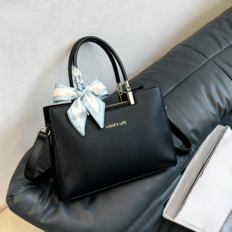 【路易专柜正品】轻奢手提包时尚百搭单肩包爆款通勤斜挎女包