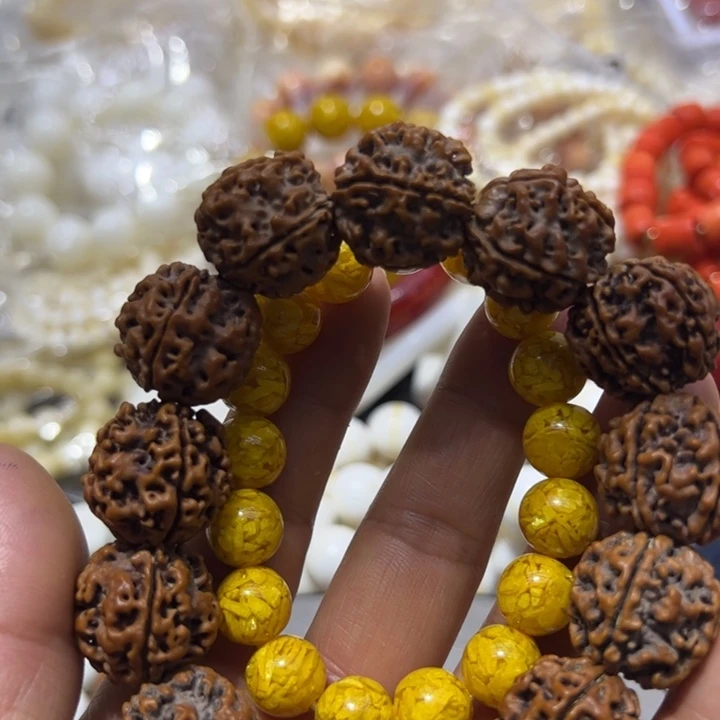 核桃手串/手链1.2雄黄木手串