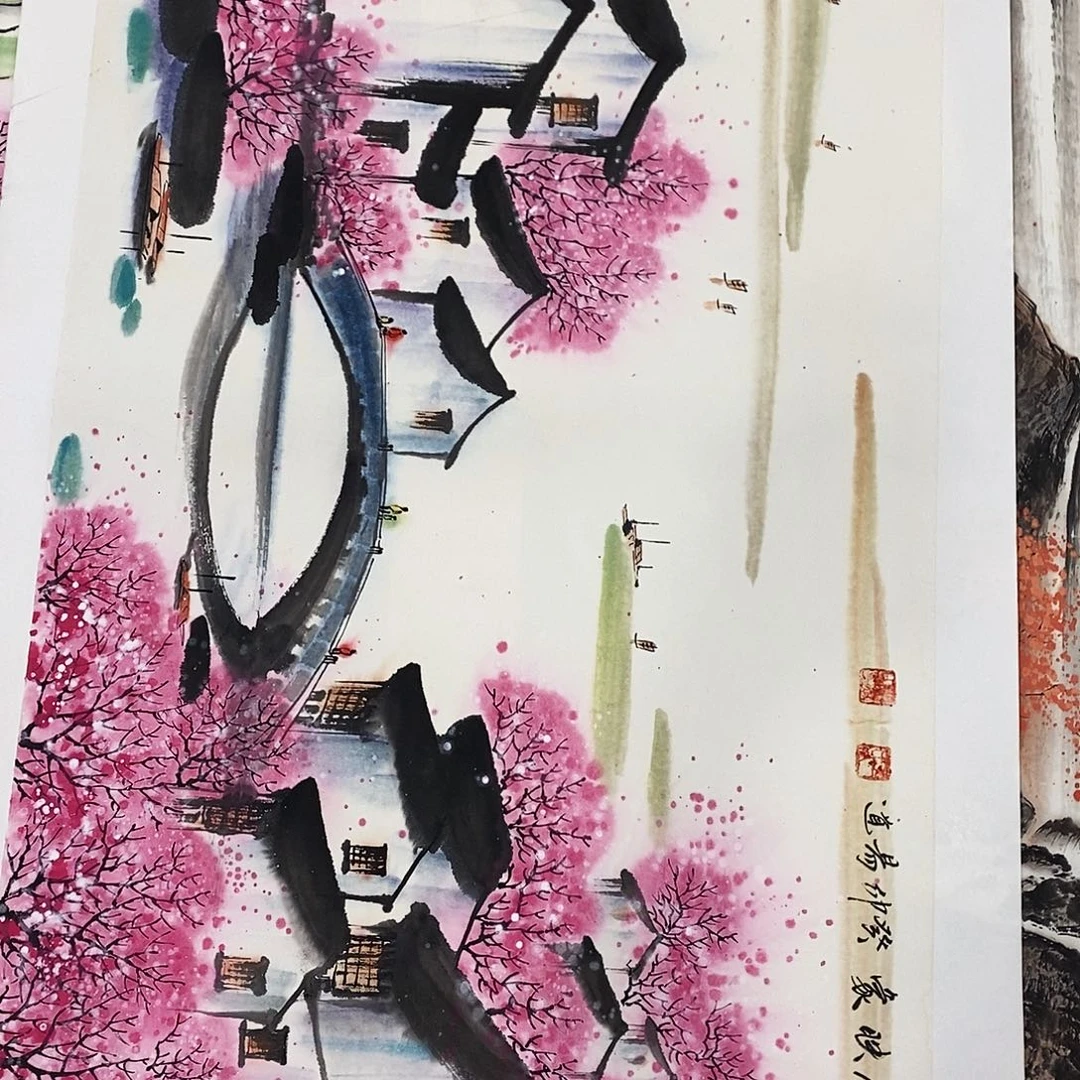 国画天***?南湖书画精品国画