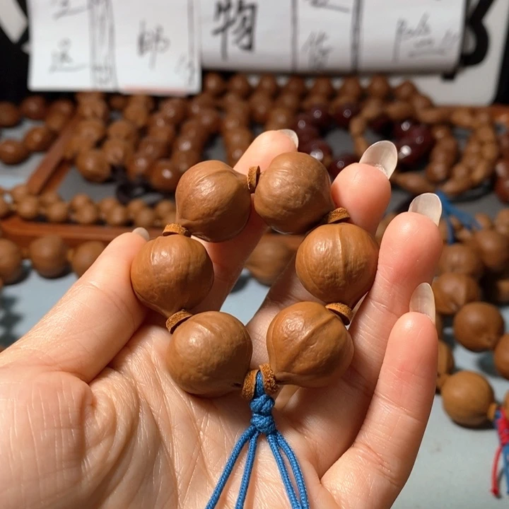 手串橄榄核0291精品蒜头铁核6颗