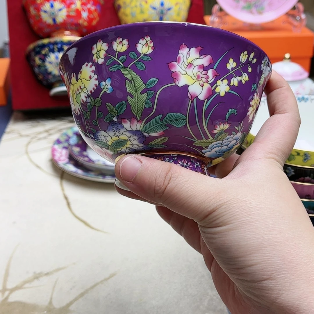【闪购商品】珐琅5英寸6紫。。。。。