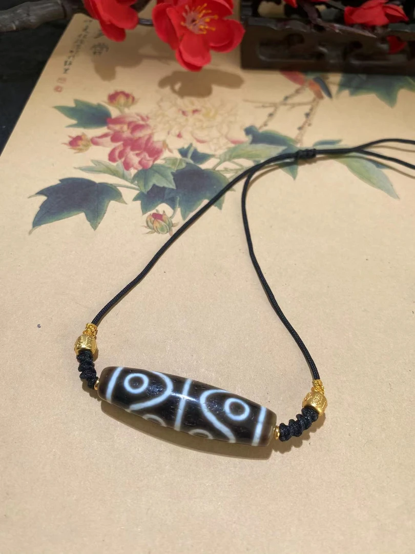 (水纹八眼)玛瑙项链F1263