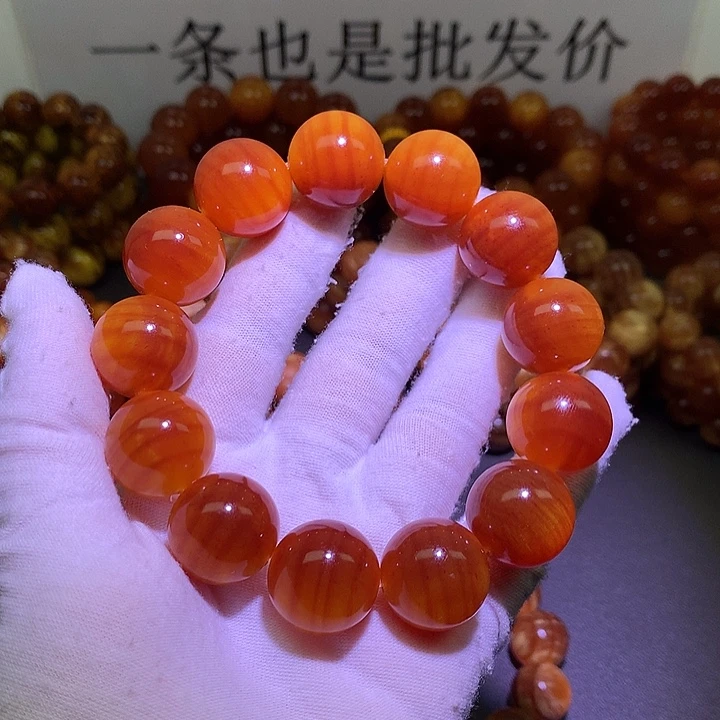 松木（琥珀木）手串/手链1.8 包浆高货