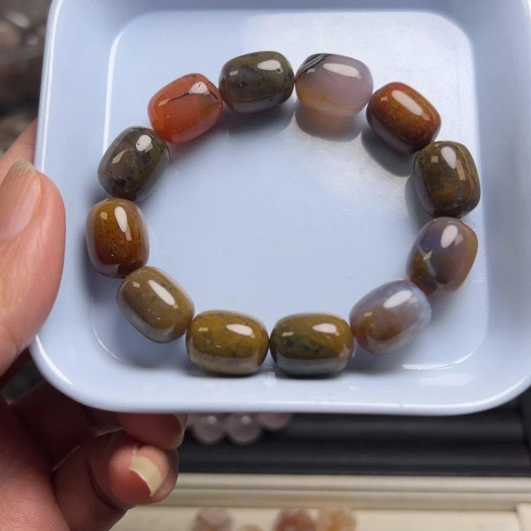 未镶嵌玛瑙/玉髓珠宝半成品