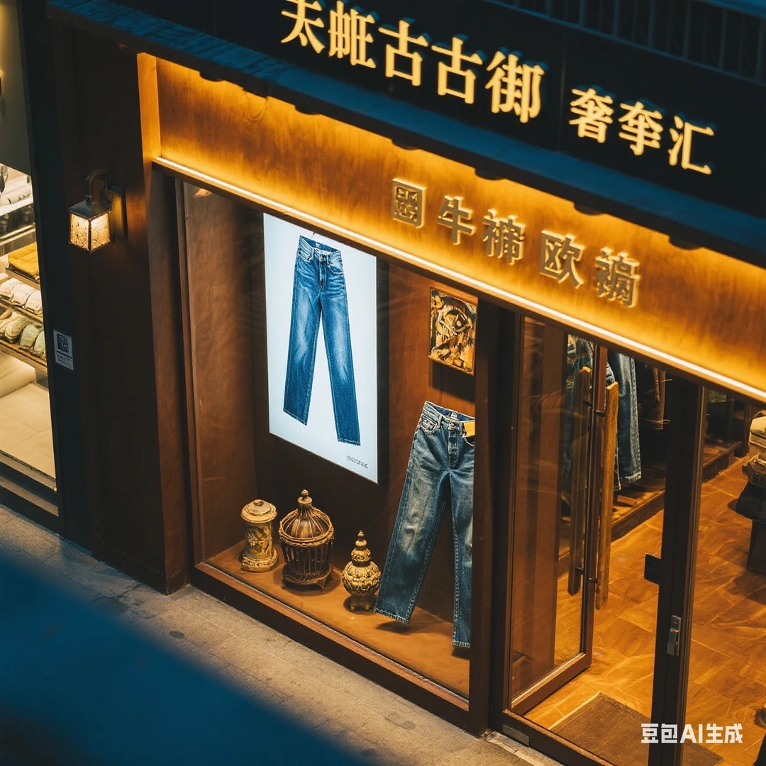 C2025新款男士欧版修身小直筒牛仔裤百搭时尚复古弹力耐磨透气