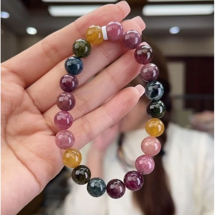 01420615碧玺/未镶嵌9mm+碧玺单圈多样性发货15