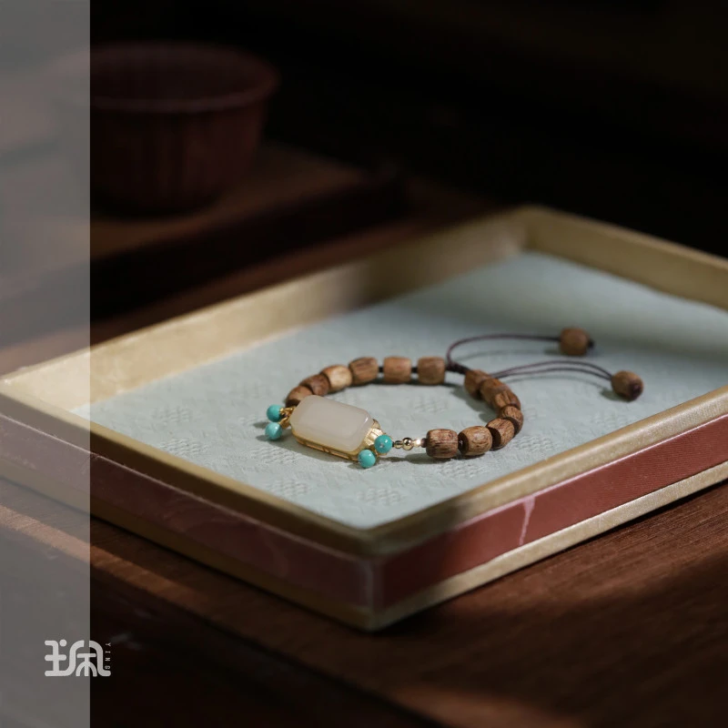 沉香浔野|沉香*手串*18K镶嵌CYC24092905多样性发其一