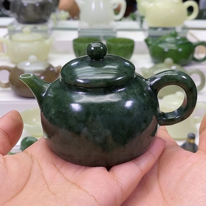 未镶嵌和田玉挂件茶壶