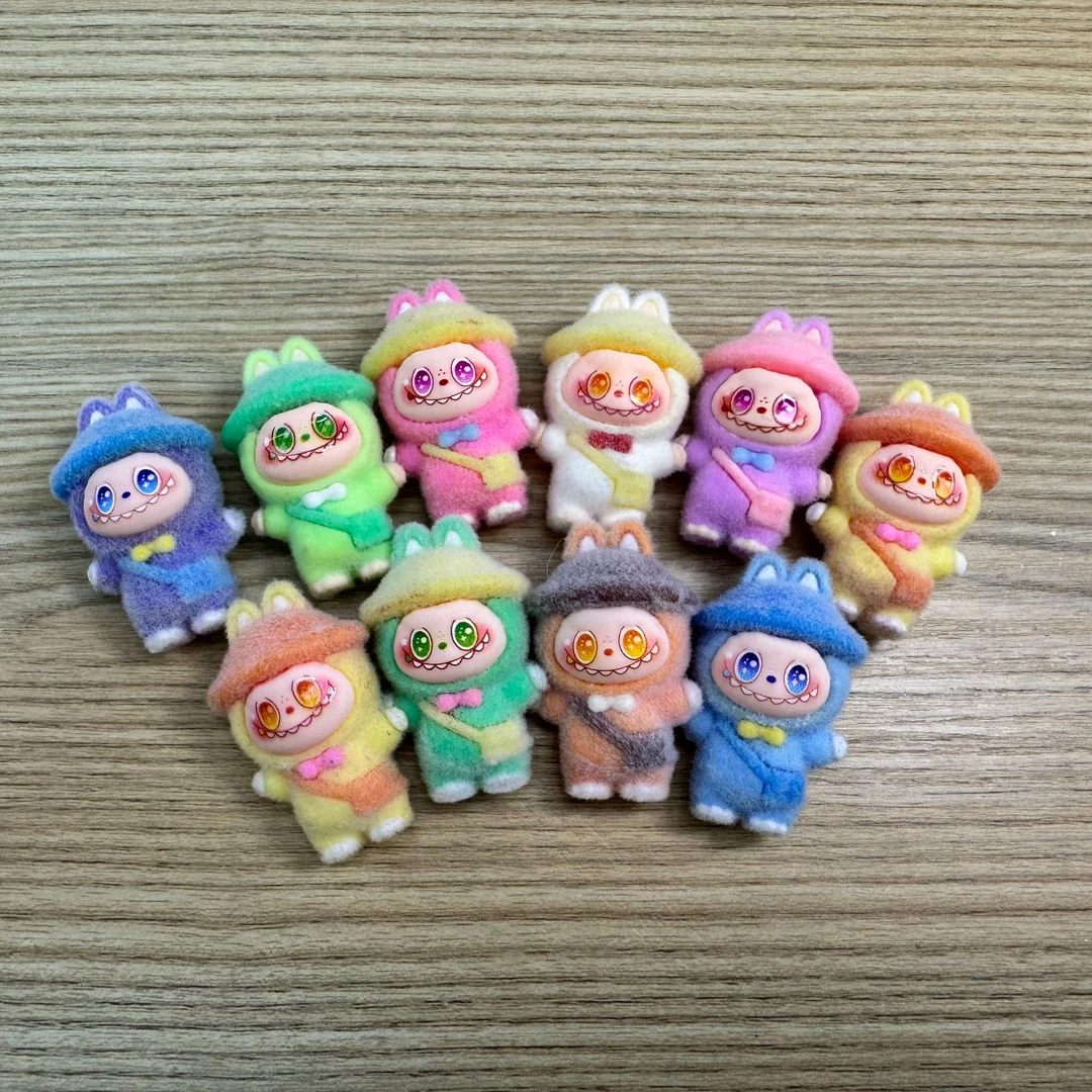 可爱植绒戴帽布布桌面小摆件