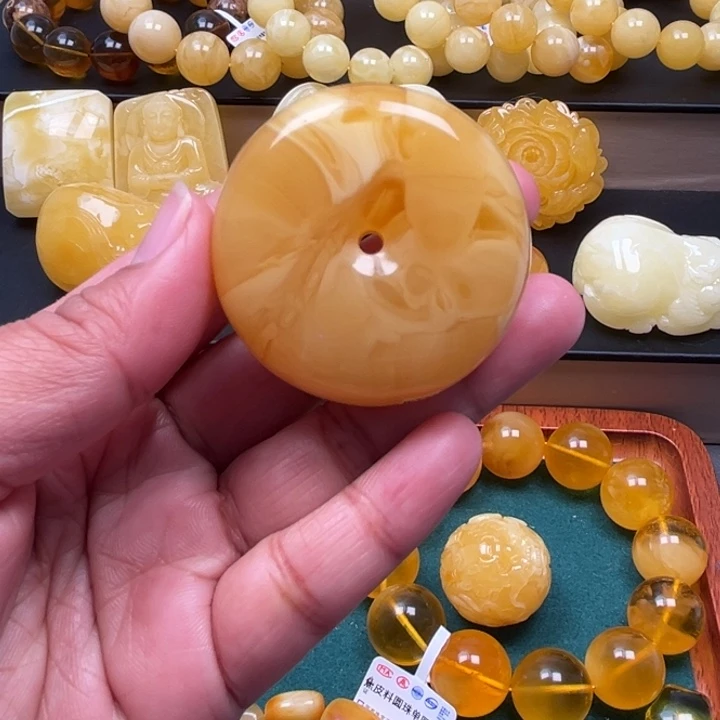 琥珀未镶嵌珠宝奇石M208号妖花