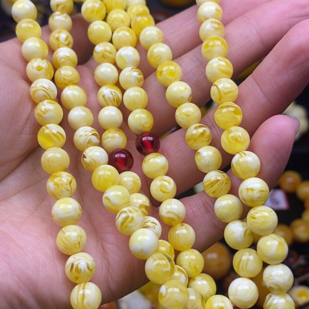 快***＠白花蜜0.8珠串一条