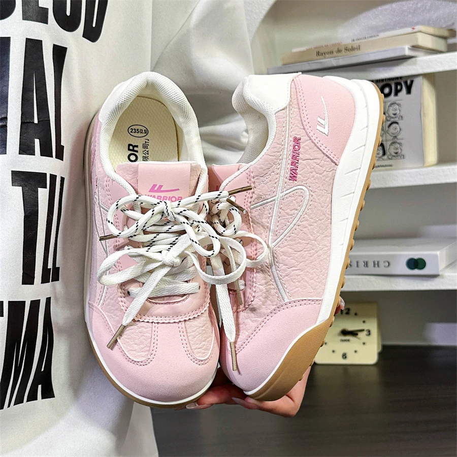 回力少女粉德训鞋女2026新款爆款大头鞋韩版软底小白鞋女学生百搭