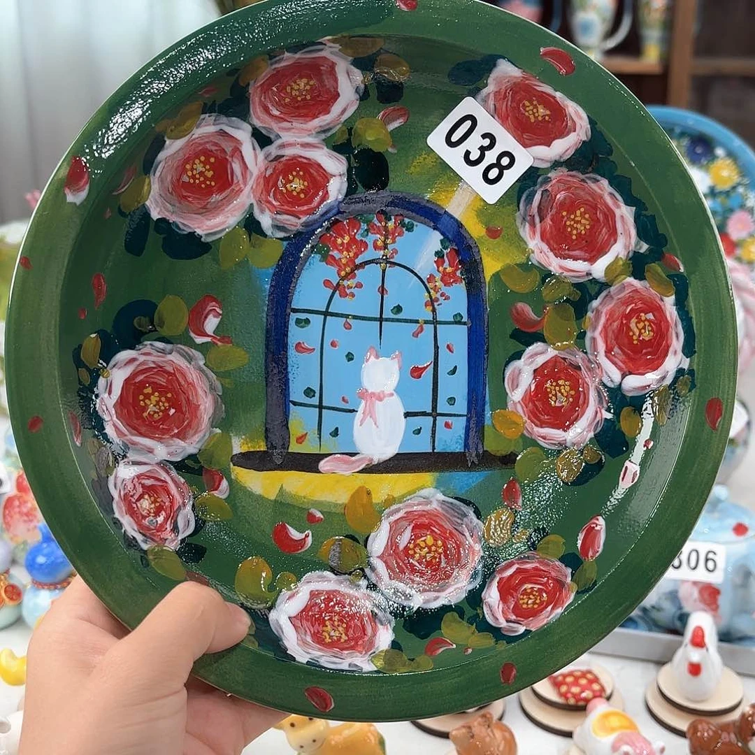 景德镇手绘高温釉下彩陶瓷茶具